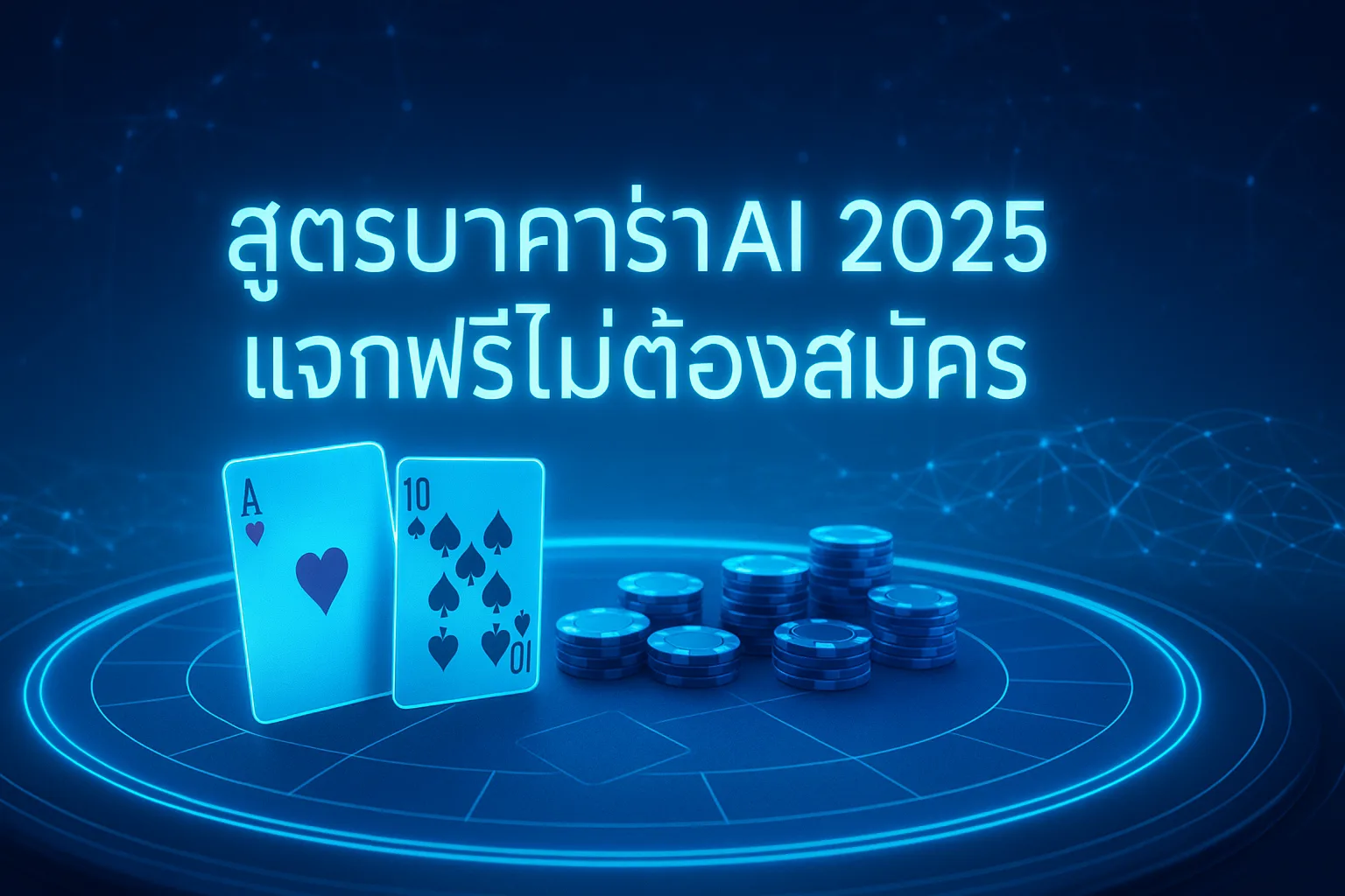 สูตรบาคาร่า AI 2025 แจกฟรี ไม่ต้องสมัคร บาคาร่า789
